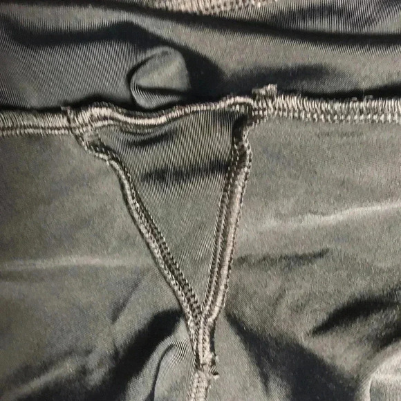 SPANX Black Faux-Leather Leggings - Picture 7 of 10